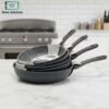 BAROLY granite stone frying pan non-stick induction compatible for healthy cooking