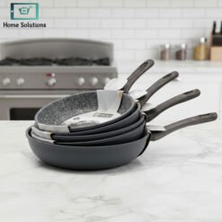 BAROLY granite stone frying pan non-stick induction compatible for healthy cooking
