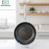 “Honey Comb Fry Pan Stainless Steel”