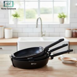 BAROLY granite coating frying pan non-stick induction safe for healthy cooking