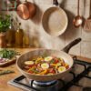 Falez granite fry pan non stick Turkish cookware