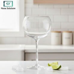 Bubble round shape glass set of 6