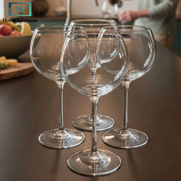 Bubble Round Shape Glass Set of 6 4 Bubble Round Shape Glass Set of 6 - Image 2