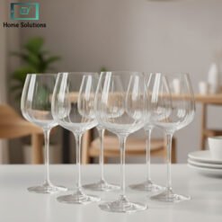 Crystal Goblets Glass Set of 4