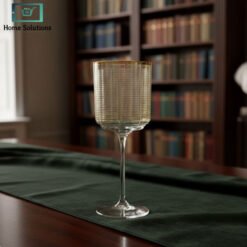 Crystal Goblet Glass Set of 6 7 glasss 1 2 - Home Solutions