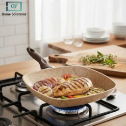 Falez granite grill pan 28cm square non stick Turkish cookware
