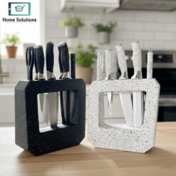 8-Piece Knife Set with Stand and Stainless Steel Blades