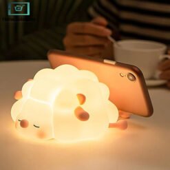 Alternative view of Sheep Silicone Night Lamp Rechargeable