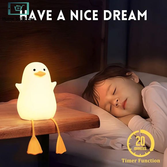 Cute Duck Rechargeable Silicone Night Lamp 5 Cute Duck Rechargeable Silicone Night Lamp - Image 3