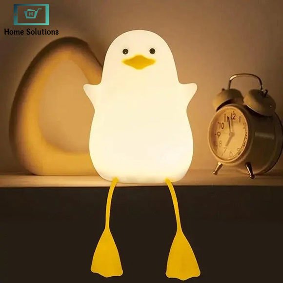 Cute Duck Rechargeable Silicone Night Lamp 3 Duck Rechargeable Silicone Night Lamp