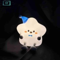 Cute Star Rechargeable Silicone Night Lamp 15 night lamp 3 - Home Solutions