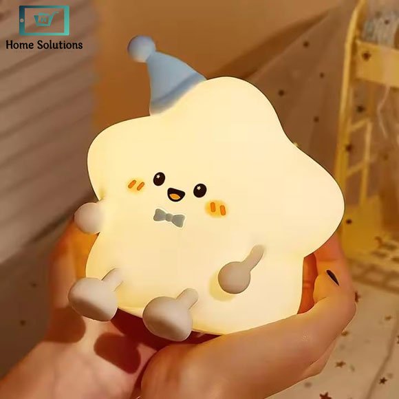Cute Star Rechargeable Silicone Night Lamp 5 Cute Star Rechargeable Silicone Night Lamp - Image 3