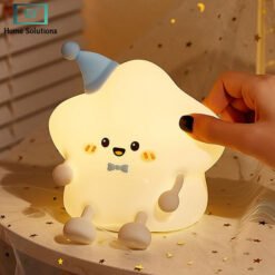 Cute Star Rechargeable Silicone Night Lamp 12 night lamp 7 - Home Solutions