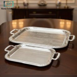 Alternative view of Metal Tray Set 3 Pcs – Stylish Serving & Decorative Kitchen Trays