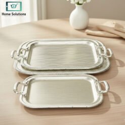 Metal Tray Set 3 Pcs for Kitchen & Dining