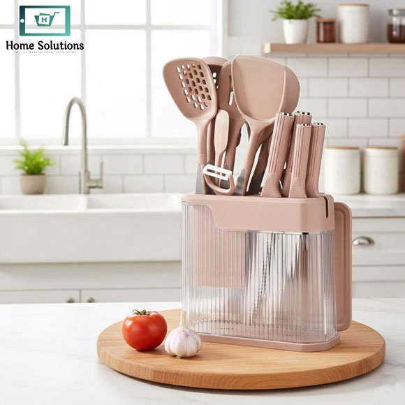 Premium Silicone Kitchen Utensil Set Knives & Accessories 12-Piece 3 Premium Silicone Kitchen Utensil Set Knives & Accessories 12-Piece - Image 2