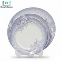 Bone China Plate Set Embassy Pattern 20th Century 18 Pieces