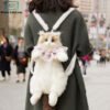 Realistic Adorable Cat Shaped Backpack
