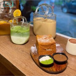 Alternative view of Sippin Bag Glass Pitcher – Aesthetic Handbag Style Glass Jug