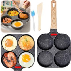 Non-Stick Frying Pan 4 in 1 Multi Section Pan 14 fry 7 - Home Solutions