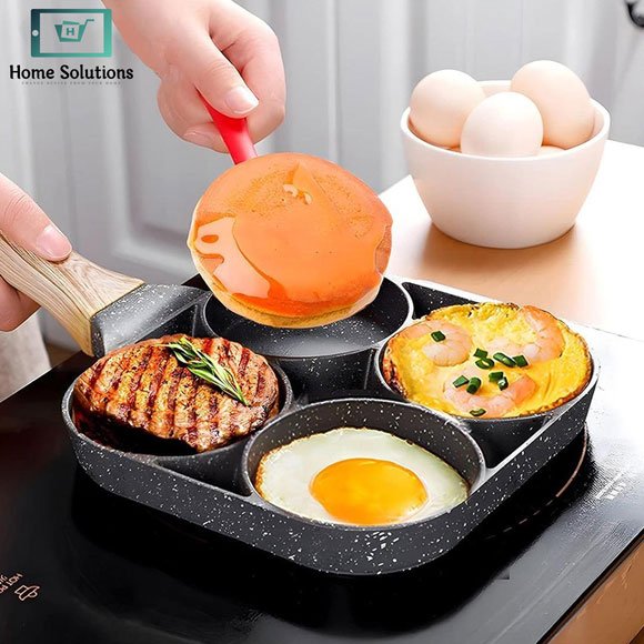 Non-Stick Frying Pan 4 in 1 Multi Section Pan 3 Non-Stick Frying Pan 4 in 1 Multi Section Pan - Image 2