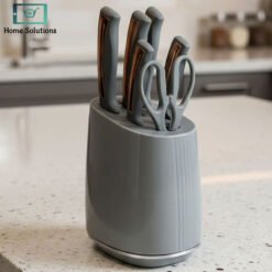 elegant 7 piece stainless steel knife set