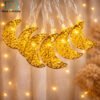 Decora Golden Led Fairy Lights – 10 LEDs MoonGlow 1 golden Islamic LED fairy lights