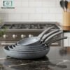 OMS premium granite non stick fry pan grey