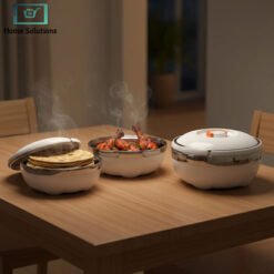 Alternative view of Functional Elegance Insulated Hot Pot Set 3 Pcs - White