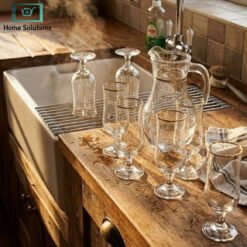 Pasabahce Glass Water Set Golden Line 7 Pcs 8 sets 2 1 - Home Solutions
