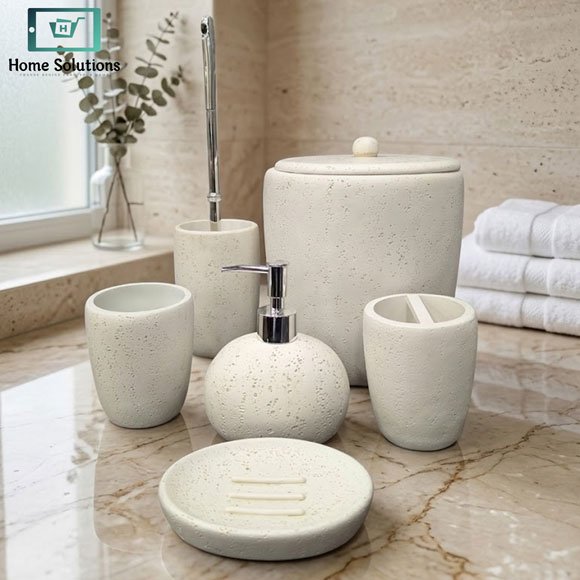 Premium Quality Bathroom Set 6Pcs 3 Bathroom set accessories set 6 pcs