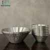 Hammered Bowls Set 7 Pcs - Silver