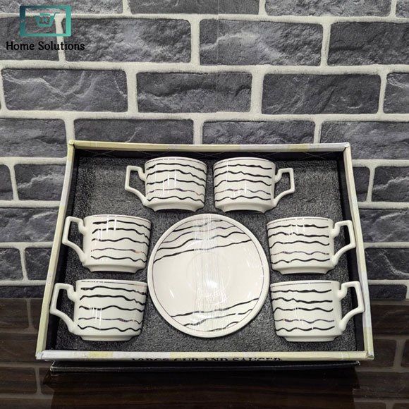 Premium Cup & Saucer Set 12 Pieces 4 Premium Cup & Saucer Set 12 Pieces - Image 2