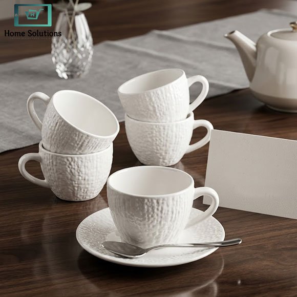 Premium Cup & Saucer Set 12 Pieces 4 Premium Cup & Saucer Set 12 Pieces - Image 2