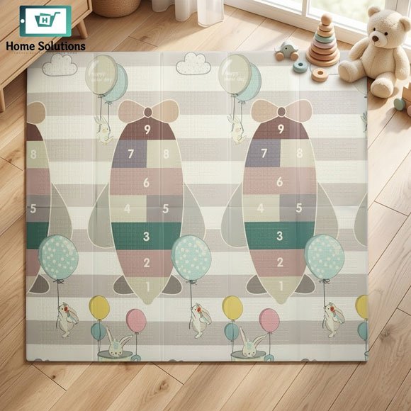 Cute Kids Play Mat – Soft Foam Baby Play Mat for Floor 3 Cute kids play mat soft foam baby play mat non-slip waterproof toddler activity mat Pakistan