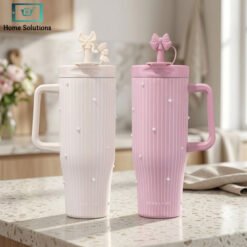 sitarayuri tumbler 1200ml with straw and handle