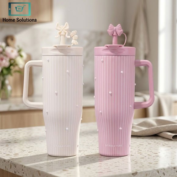 Sitarayuri Tumbler 1200ml 3 sitarayuri tumbler 1200ml with straw and handle