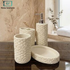 fashion boutique bath set 4 pcs elegant design