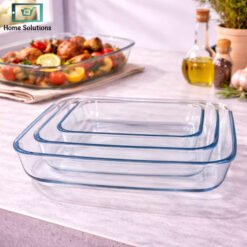 Danny Home borosilicate glass baking dish set 3pcs