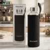 Danny Home 550ml borosilicate glass water bottle