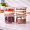 Danny Home 4 piece glass dessert bowl set 200ml