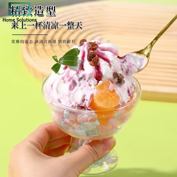 Double Walled Transparent Ice Cream Bowl 1-pcs 3 Double Walled Transparent Ice Cream Bowl 1-pcs - Image 2