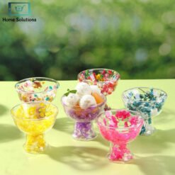 Double Walled Transparent Ice Cream Bowl 1-pcs 11 bowl 4 - Home Solutions