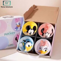 Mickey Minnie ceramic bowls set of 4