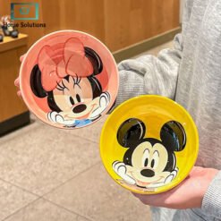 Disney Mickey Minnie Ceramic Dinner Bowls Set of 4 11 bowl3 1 - Home Solutions