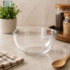 Danny Home Glass Salad Bowl 5700ml Borosilicate 1 Danny Home 5700ml large glass salad bowl borosilicate