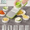 5 in 1 manual vegetable slicer cutter with blades