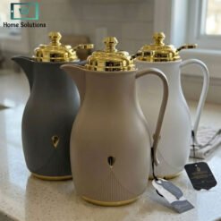 elegant vacuum flask 1L gold trim