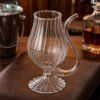 Vampire Glass Striped Mug with Integrated Straw 1 🟢 Alt Text (Image SEO) Vampire glass striped mug with integrated straw