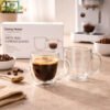 Danny Home double walled glass mug set 80ml